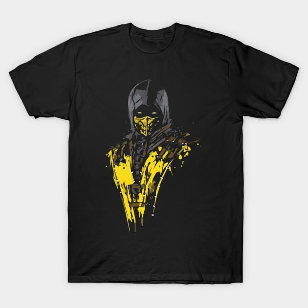 Scorpion Mortal Kombat T-Shirt T-Shirt by Negolou 